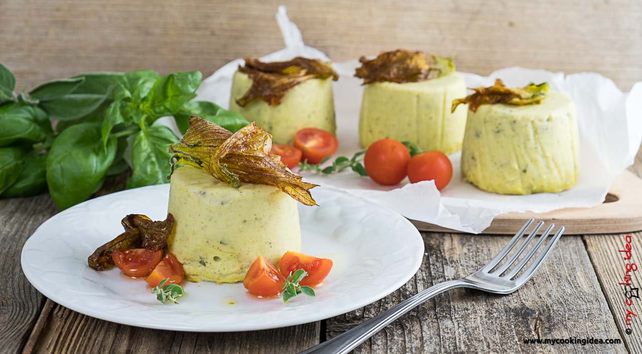 Sformatini di zucchine in monoporzione | Ricetta antipasti